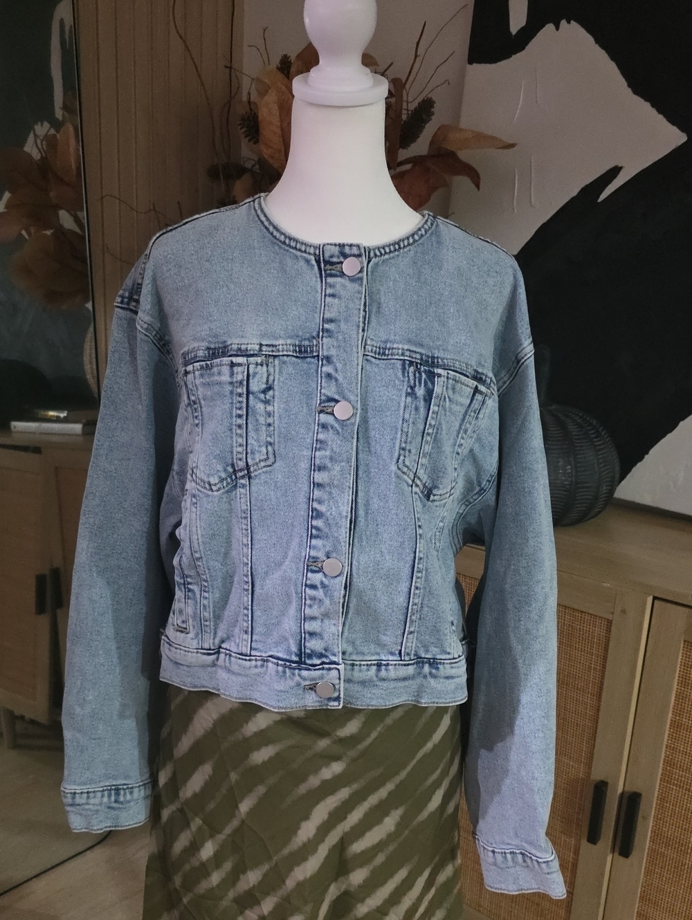 Montgomery Post Light Wash Denim Jacket - Women's Button-Up Jean Coat